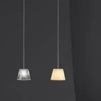 Flos Romeo Babe S Suspension Lamp in Glass By Philippe Starck