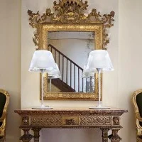 Flos Romeo Moon T1 Lampada da Tavolo In Vetro By Philippe Starck