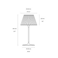 Flos Romeo Soft T1 Lampada da Tavolo By Philippe Starck