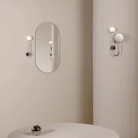 Astro Lighting Orb applique sferica da parete con Specchio tondo