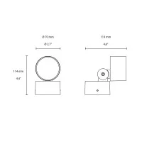 Flos Kirk 1 LED Spotlight with Adjustable Beam for Outdoor IP65