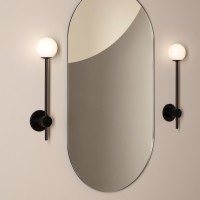 copy of Astro Lighting Orb spherical wall lamp with round mirror