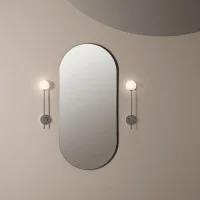 copy of Astro Lighting Orb spherical wall lamp with round mirror