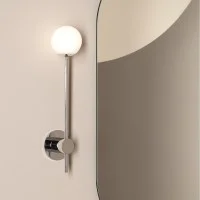 copy of Astro Lighting Orb spherical wall lamp with round mirror