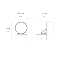 Flos Kirk 3 LED Spotlight with Adjustable Beam for Outdoor IP65