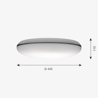 Louis Poulsen Silverback lampada Led tonda da parete by KiBisi Design