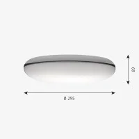 Louis Poulsen Silverback round led wall lamp by KiBisi Design