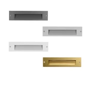 Prisma Insert +1 Lampada LED 6W Da Incasso Segnapasso A Parete Per Esterno Interno IP65