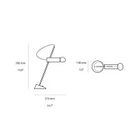 Astep Model 566 Historical LED Table Lamp By Gino Sarfatti Astep Model 566 Historical LED Table Lamp By Gino Sarfatti