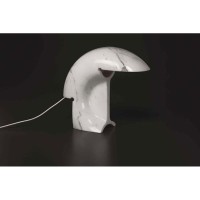 Flos Biagio Lampada da Tavolo E27 70W Marmo Bianco Design Tobia