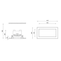 Buzzi & Buzzi Black Box Faretto Incasso orientabile Per LED AR111