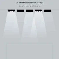 Logica Sistema Klik Klak Proiettore Puntiforme Orientabile