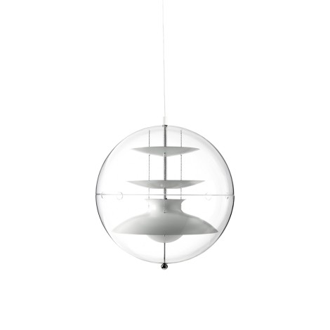Verpan Panto Spherical Suspension Lamp By Verner Panton