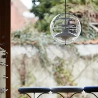 Verpan Panto Spherical Suspension Lamp By Verner Panton