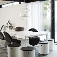Verpan Panto Spherical Suspension Lamp By Verner Panton