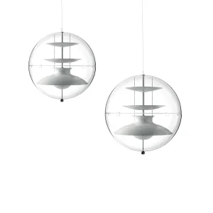Verpan Panto Lampada Sferica da Sospensione By Verner Panton