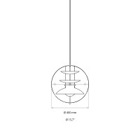 Verpan Panto Lampada Sferica da Sospensione By Verner Panton