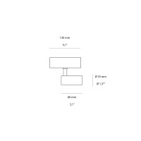 Logica Sistema Klik Klak Proiettore Cilindrico Magnetico Orientabile