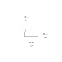 Logica Klik Klak System Adjustable Magnetic Cylindrical LED Projector for Track Logica Klik Klak System Adjustable Magnetic Cylindrical LED Projector for Track