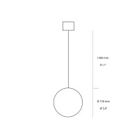 Logica Sistema Klik Klak MINI Globo Sospensione per Binario