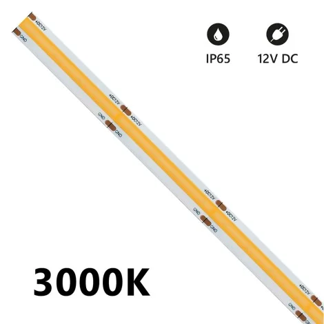 Striscia LSC12V 5 Metri LED COB 15W / m 12V Dimmerabile IP65
