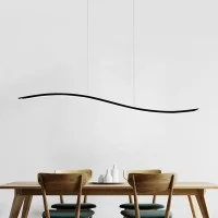 Vivida Lil Wave Single Wavy LED Suspension Lamp for Indoors