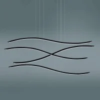 Vivida Lil Wave LED Wavy Multiple Suspension Lamp for Indoor