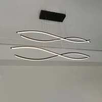 Vivida Lil Wave LED Wavy Multiple Suspension Lamp for Indoor