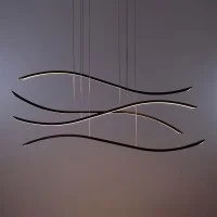 Vivida Lil Wave LED Wavy Multiple Suspension Lamp for Indoor
