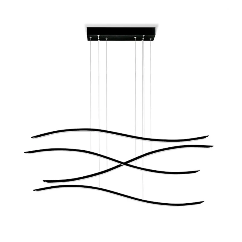 Vivida Lil Wave LED Wavy Multiple Suspension Lamp for Indoor Vivida Lil Wave LED Wavy Multiple Suspension Lamp for Indoor