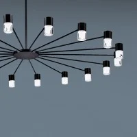 Vivida Galileo LED Suspension Lamp with Multiple Arms