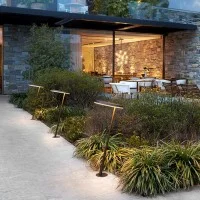 Oluce Amanita LED Outdoor Floor Lamp By Mariana Pellegrino Soto