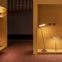 Oluce Amanita LED Outdoor Floor Lamp By Mariana Pellegrino Soto