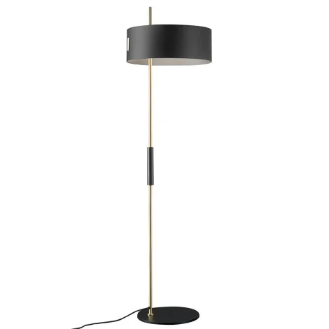 Oluce 1953 Lampada Storica da Terra Oro e Nero By Ostuni & Forti
