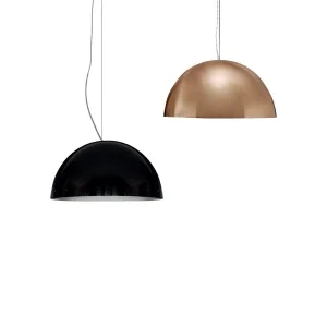 Oluce Sonora 437 Suspension Lamp in Metal By Vico Magistretti