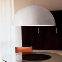 Oluce Sonora 493 Historical Suspension Lamp By Vico Magistretti