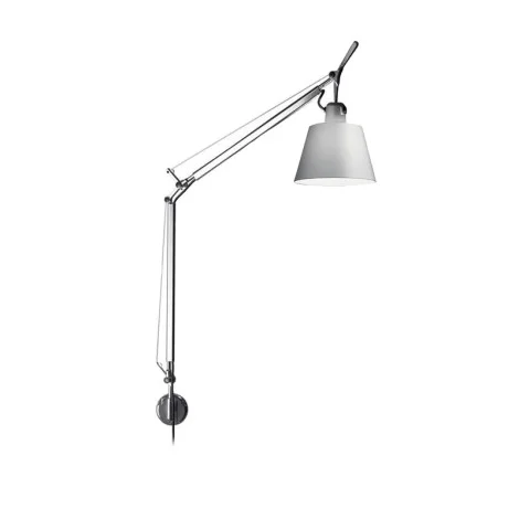 Artemide Tolomeo Basculante Diffuser D.180mm Wall Lamp Satin