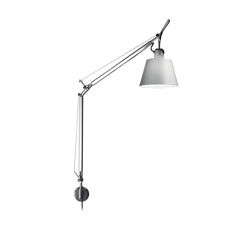 Artemide Tolomeo Basculante Diffuser D.180mm Wall Lamp Satin