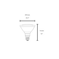 Duralamp PAR30 LED E27 Lampadina 10.5W 26° 220-240V IP65