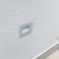 Playled Vitrum Faretto in Vetro Bianco LED a Incasso per Scatola 503 230V con Fascio Assimetrico