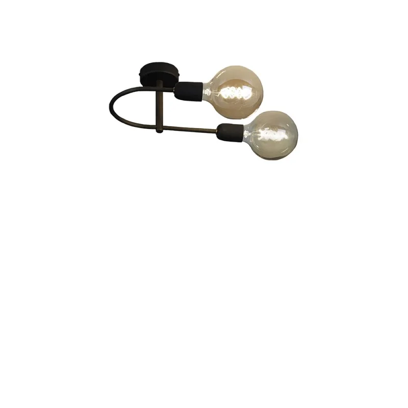 Cattaneo Smith 2P Ceiling Lamp 2 Arms Brass for Indoor Cattaneo Smith 2P Ceiling Lamp 2 Arms Brass for Indoor