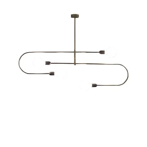 Cattaneo Smith 4S Lampada a Sospensione 4 Sorgenti in Ottone