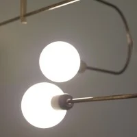 Cattaneo Smith 4S Suspension Lamp in Brass 4 Sources