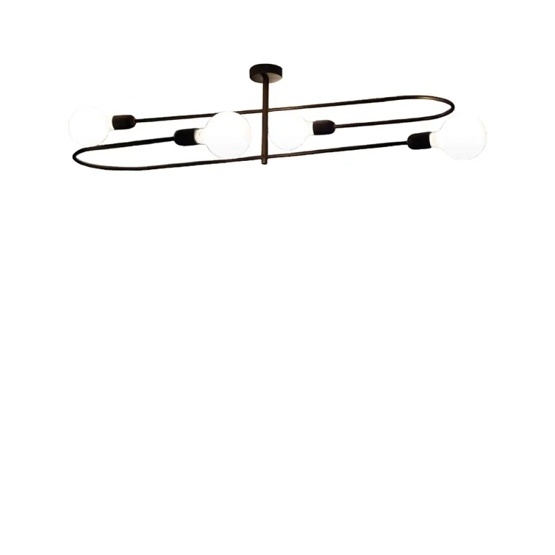 Cattaneo Smith 4P Ceiling Lamp in Brass 4 Sources for Indoor Cattaneo Smith 4P Ceiling Lamp in Brass 4 Sources for Indoor