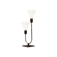 Cattaneo Smith 2L Lampada da Tavolo 2 Bracci in Ottone