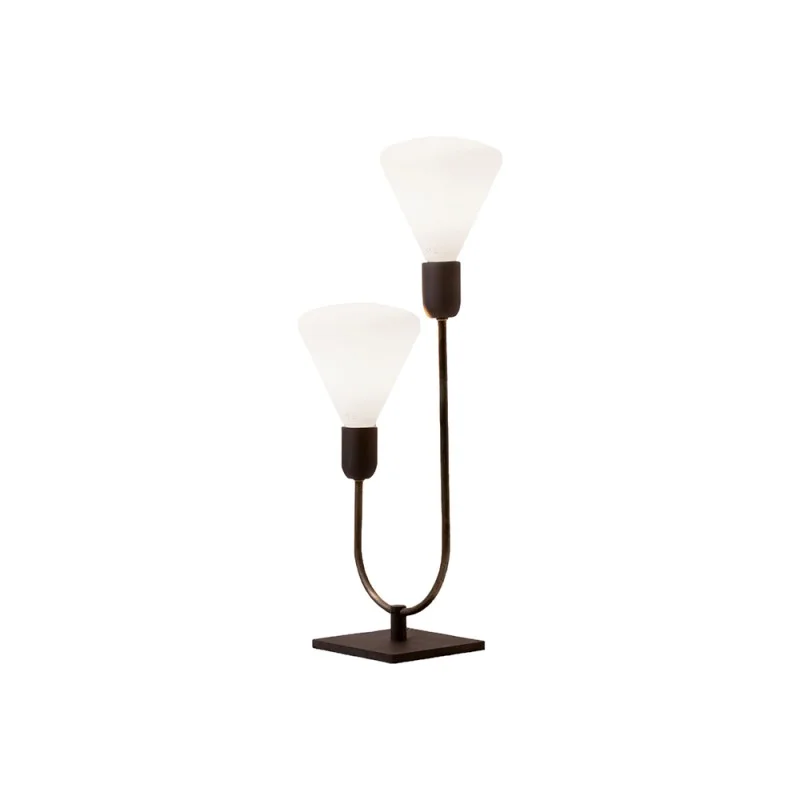 Cattaneo Smith 2L Lampada da Tavolo 2 Bracci in Ottone Cattaneo Smith 2L Lampada da Tavolo 2 Bracci in Ottone