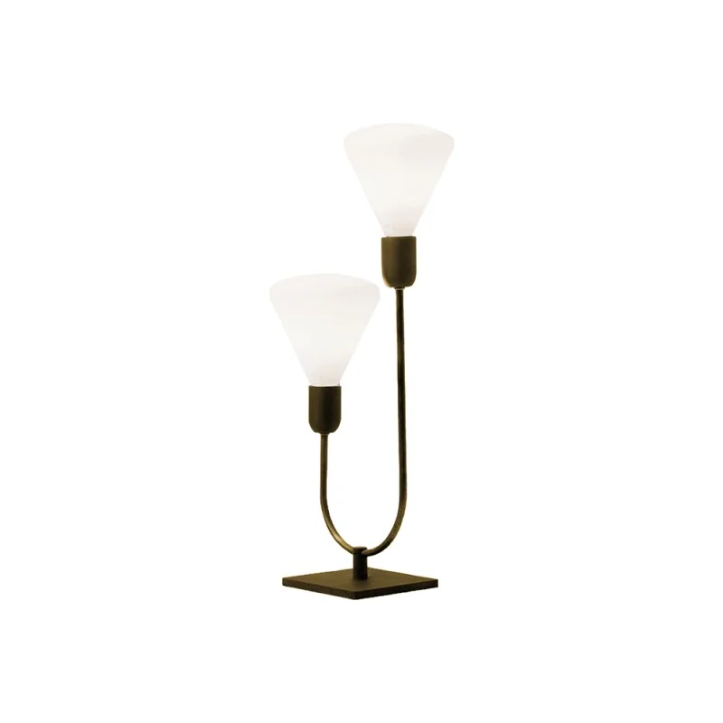 Cattaneo Smith 2L Lampada da Tavolo 2 Bracci in Ottone Cattaneo Smith 2L Lampada da Tavolo 2 Bracci in Ottone