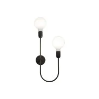 Cattaneo Smith 2A Lampada da Parete Applique 2 Bracci in Ottone