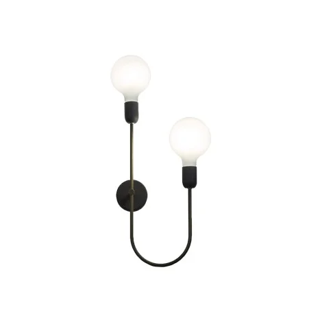 Cattaneo Smith 2A Wall Lamp Applique 2 Brass Arms for Indoor