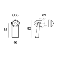 iLed Clivo 2 Spot LED Outdoor Projector Floor or Wall Lamp IP66